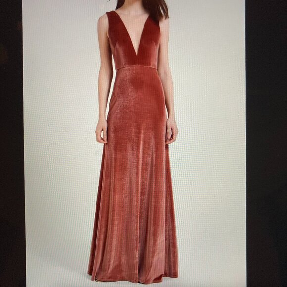 BHLDN Jenny Yoo English Rose Logan Dress Size 4 - Picture 1 of 5